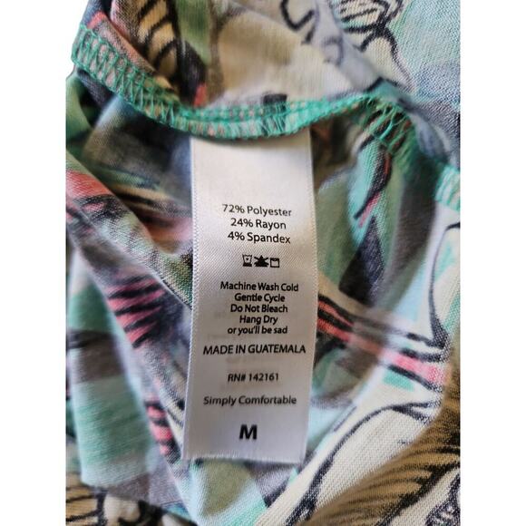 LuLaRoe Women's Multicolor Floral T-Shirt Sz Medium - Picture 4 of 5